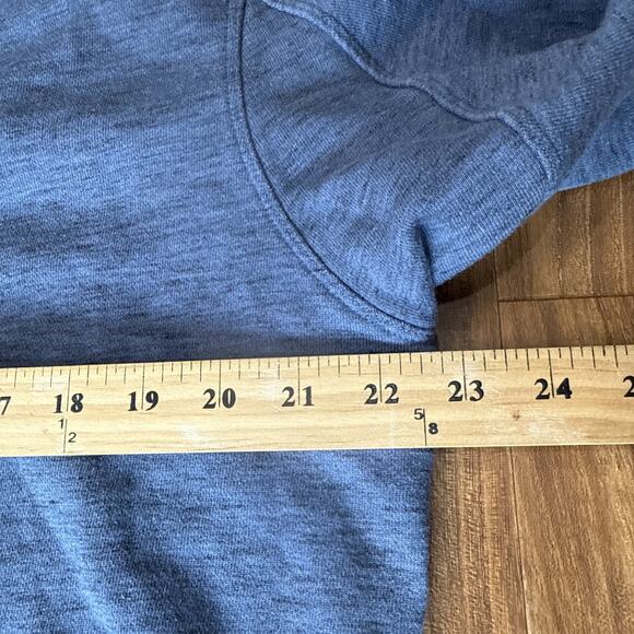 Duluth Trading Loophole Comfort Cardigan‎ Sweater Shawl Collar Mens Medium Blue - Picture 4 of 5